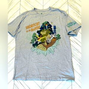 Disney Tee-Shirt Tiana’s Bayou Adventure Gray Unisex Large 2024